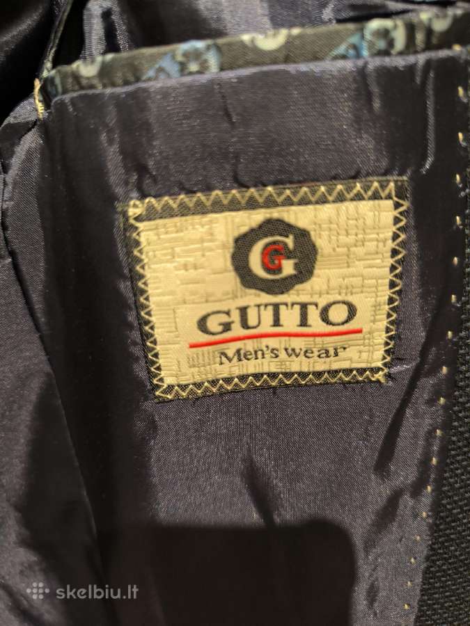 Gutto vyriškas tamsiai mėlynas švarkas - nuotraukos Nr. 4