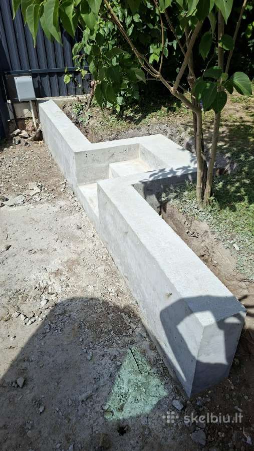 Betoniniai laiptai - nuotraukos Nr. 4