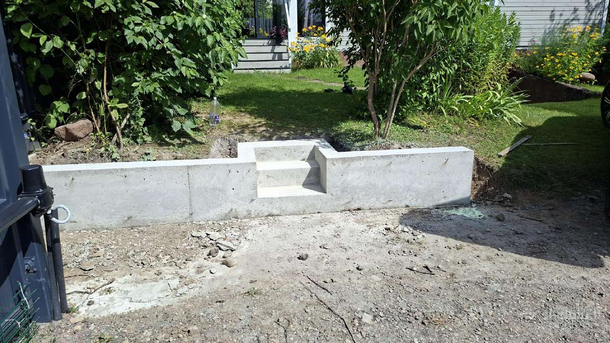 Betoniniai laiptai - nuotraukos Nr. 5