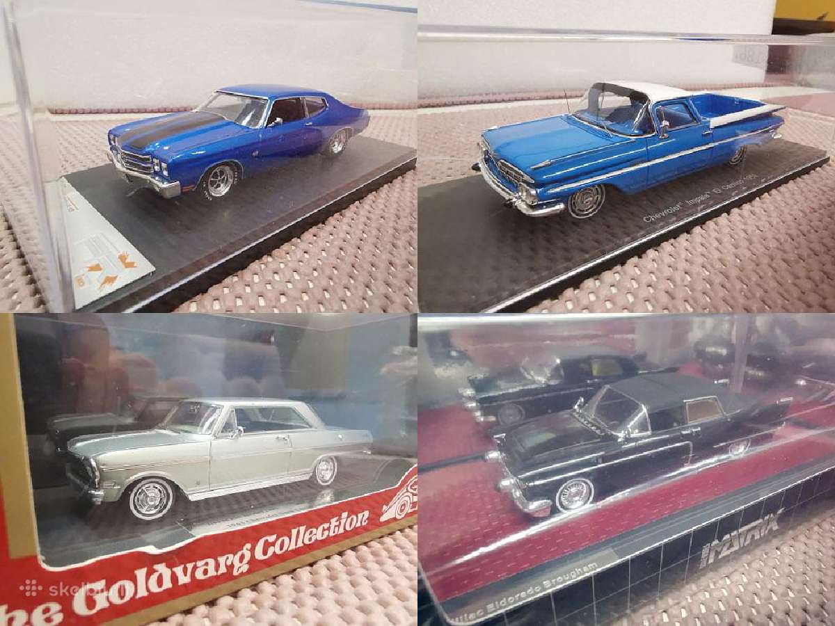 1:43 Amerikietiškų Automobilių Modeliai (a-c) - nuotraukos Nr. 2