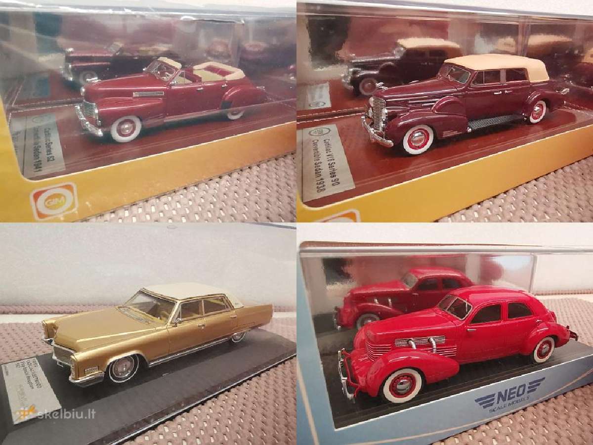 1:43 Amerikietiškų Automobilių Modeliai (a-c) - nuotraukos Nr. 3