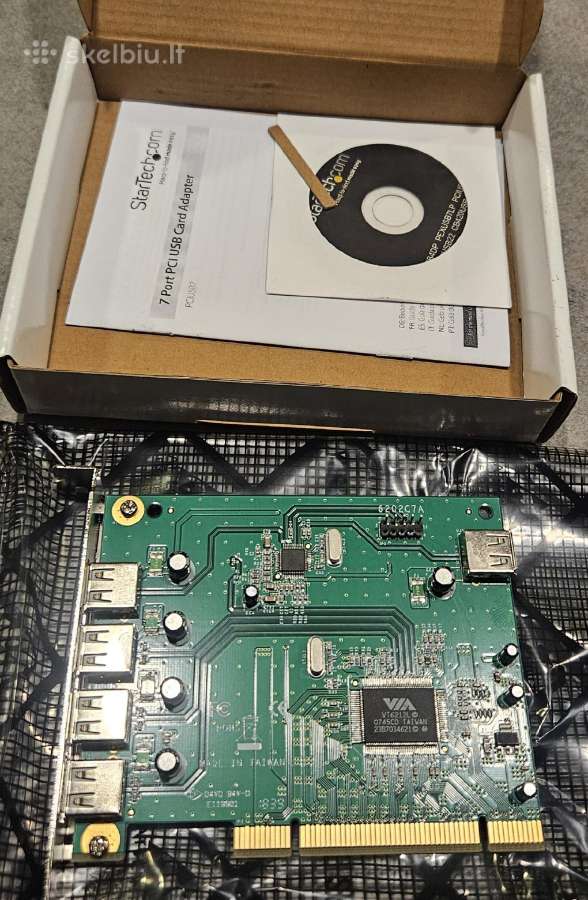 Startech 7-port Pci Usb 2.0 - nuotraukos Nr. 2