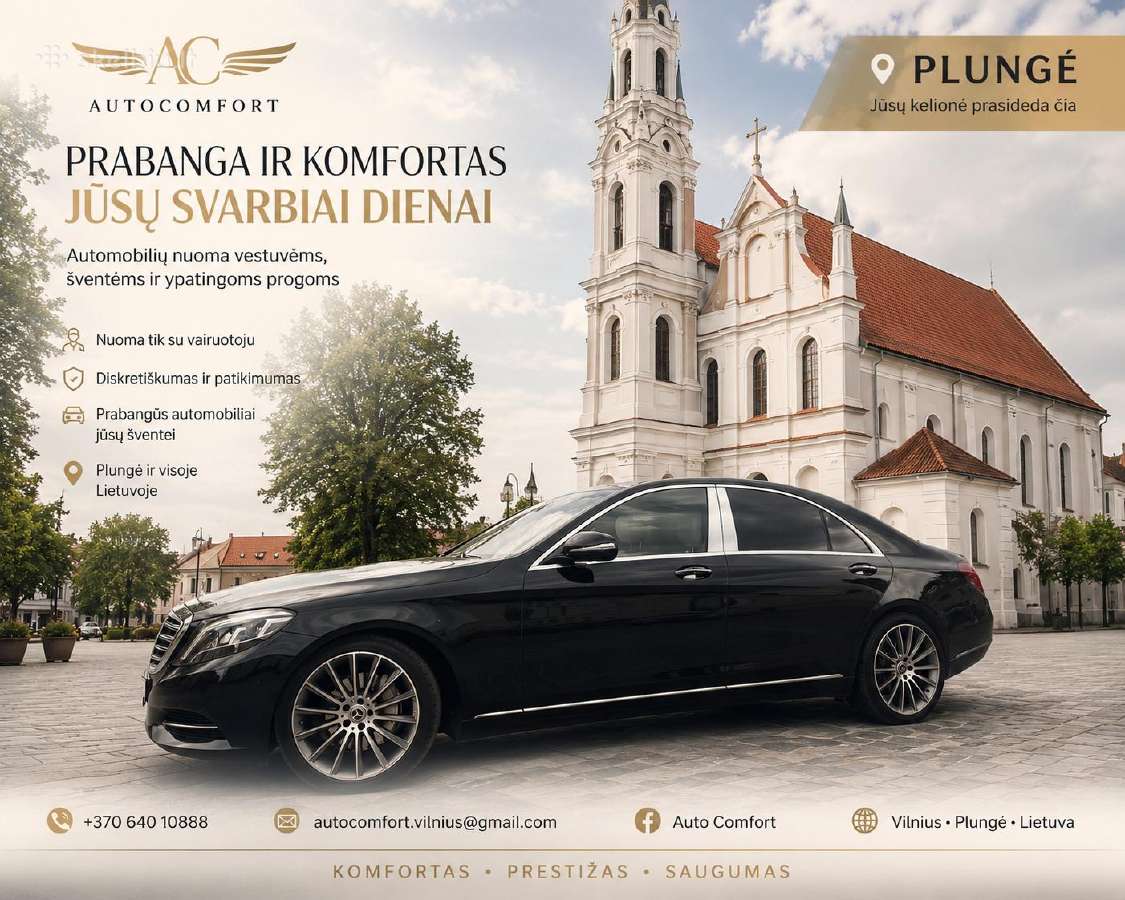 Automobilių nuoma vestuvėms MB S Klasės - nuotraukos Nr. 34
