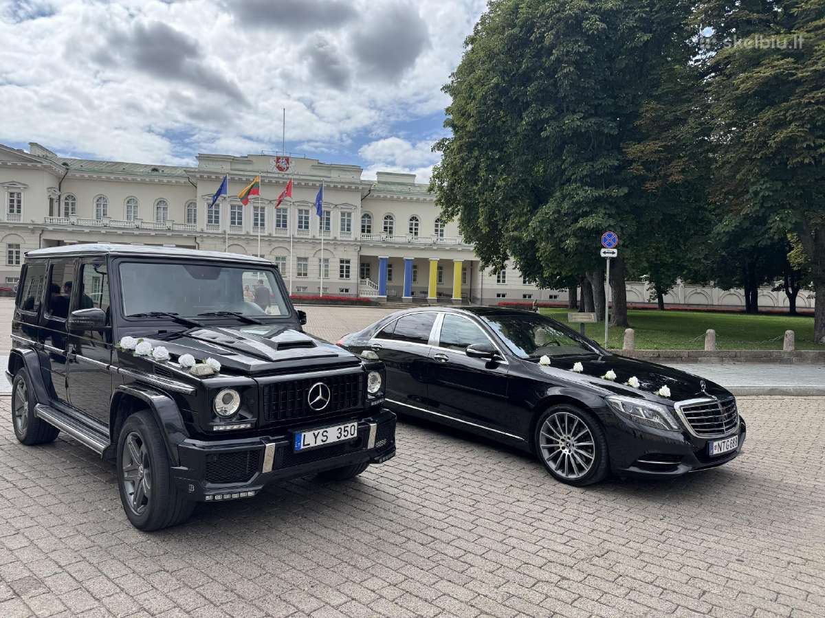 Automobilių nuoma vestuvėms MB S Klasės - nuotraukos Nr. 35