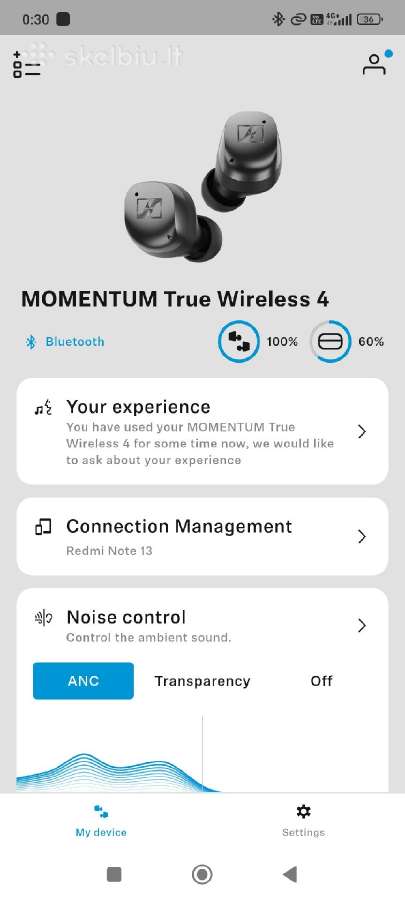 Sennheiser Momentum True Wireless 4 ausinukai - nuotraukos Nr. 7