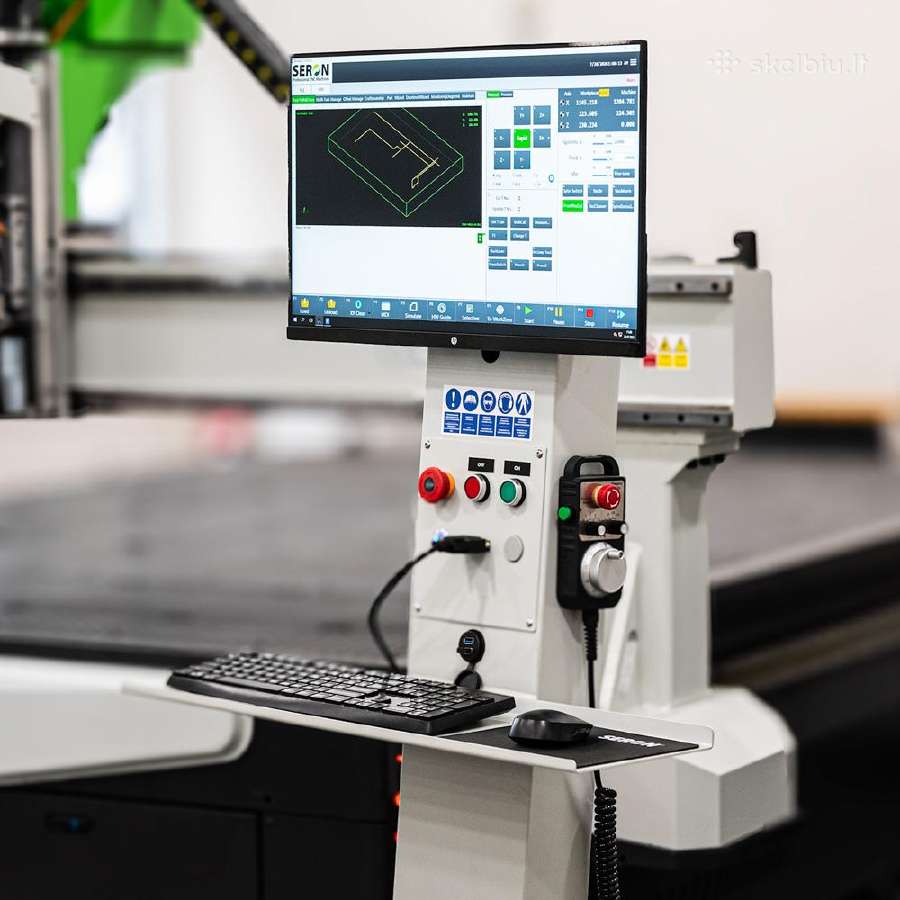 CNC frezavimo staklės Seron Core Atc 2100x3100 - nuotraukos Nr. 2