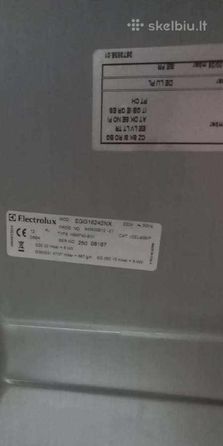 Kaitlentė Electrolux - nuotraukos Nr. 2