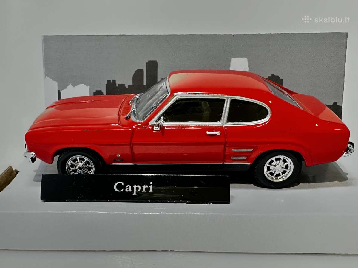 Ford Capri Mki 1969 raudona 1:43 Cararama - nuotraukos Nr. 4
