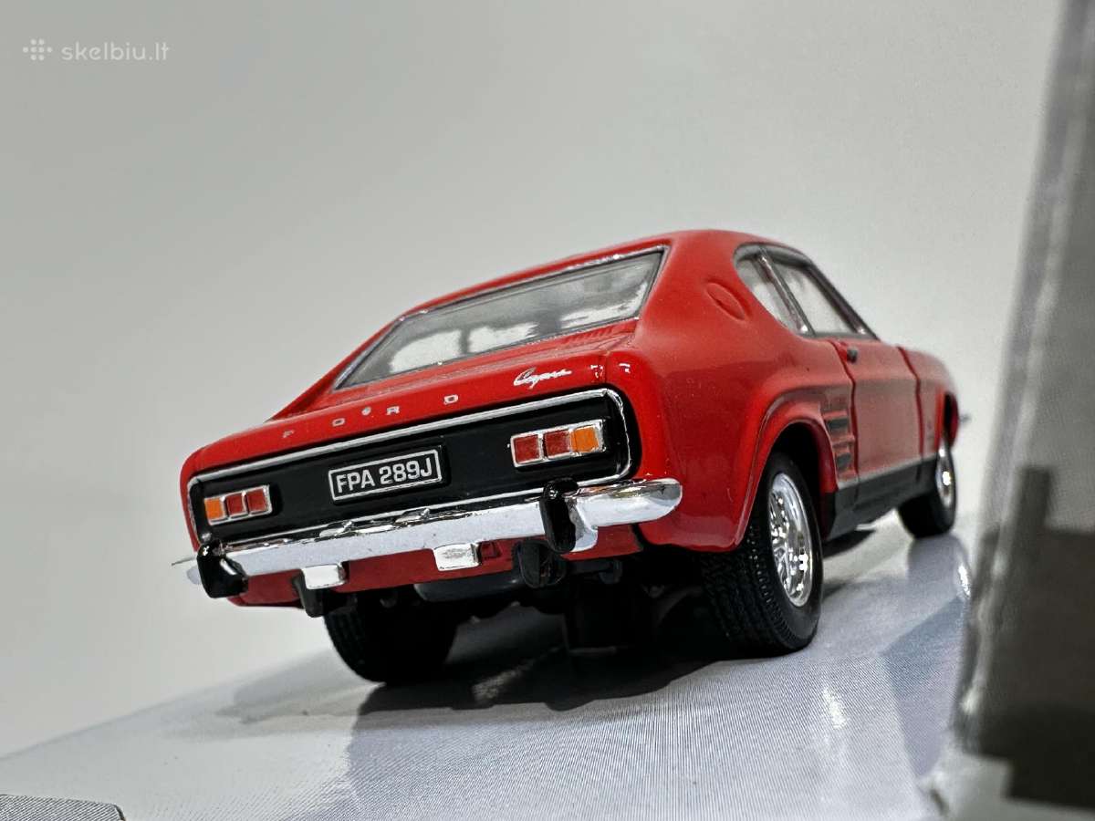 Ford Capri Mki 1969 raudona 1:43 Cararama - nuotraukos Nr. 5
