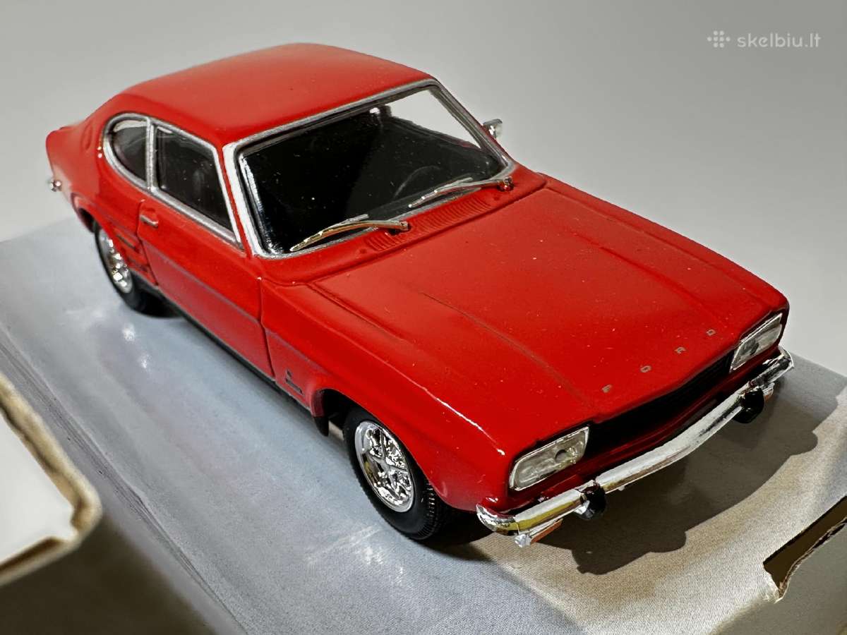 Ford Capri Mki 1969 raudona 1:43 Cararama - nuotraukos Nr. 6
