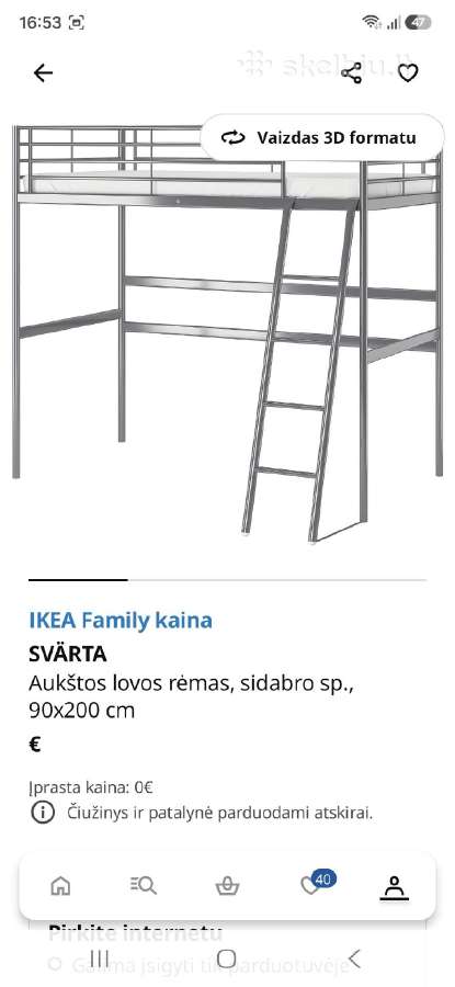 Aukšta lova - nuotraukos Nr. 5