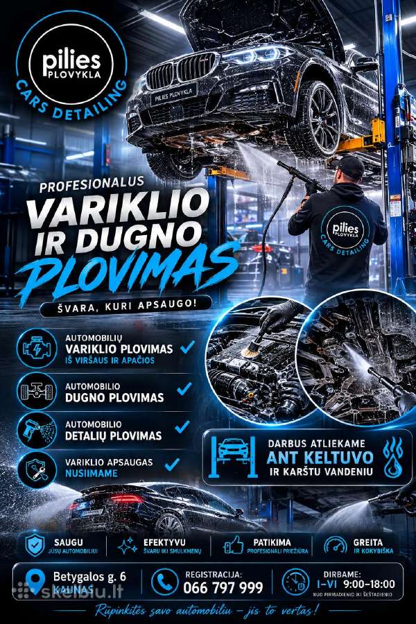 Variklių plovimas Automobilių Plovimas ir Valymas - nuotraukos Nr. 4