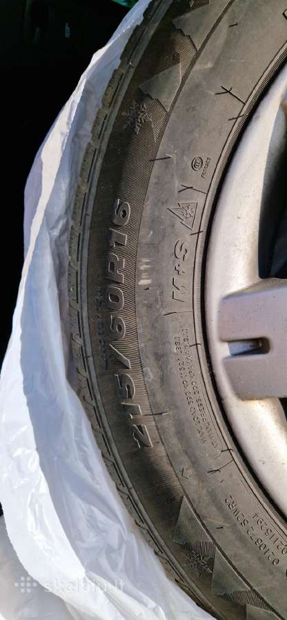 Wv Passat B7 lieti R16 ratai 120e komplektas. - nuotraukos Nr. 2