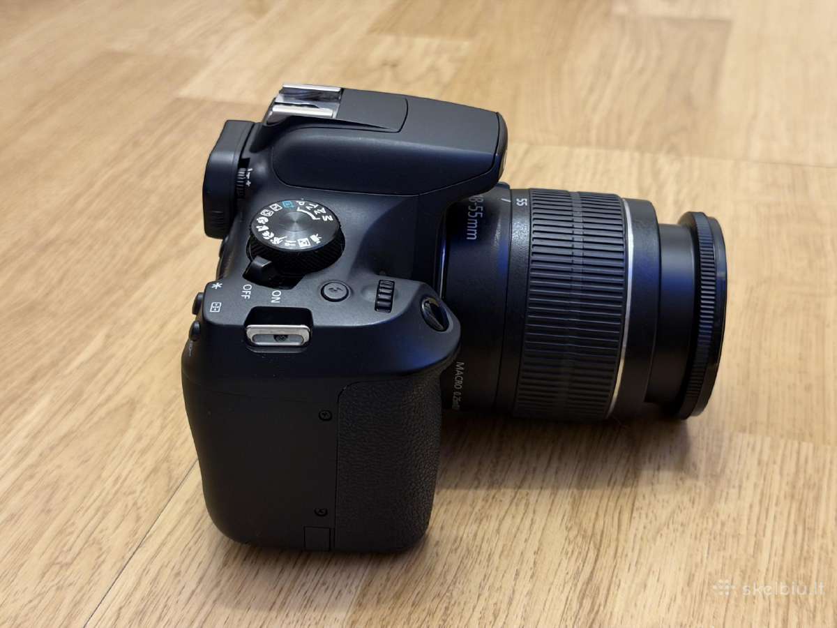 Canon EOS 1300d / Dslr / 18-55mm / 5.8k kadrų - nuotraukos Nr. 5