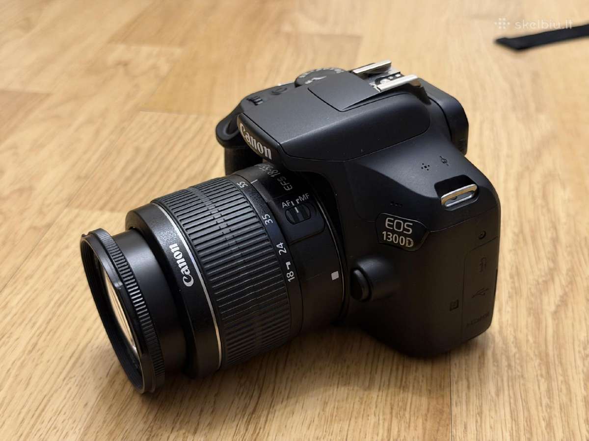 Canon EOS 1300d / Dslr / 18-55mm / 5.8k kadrų - nuotraukos Nr. 6