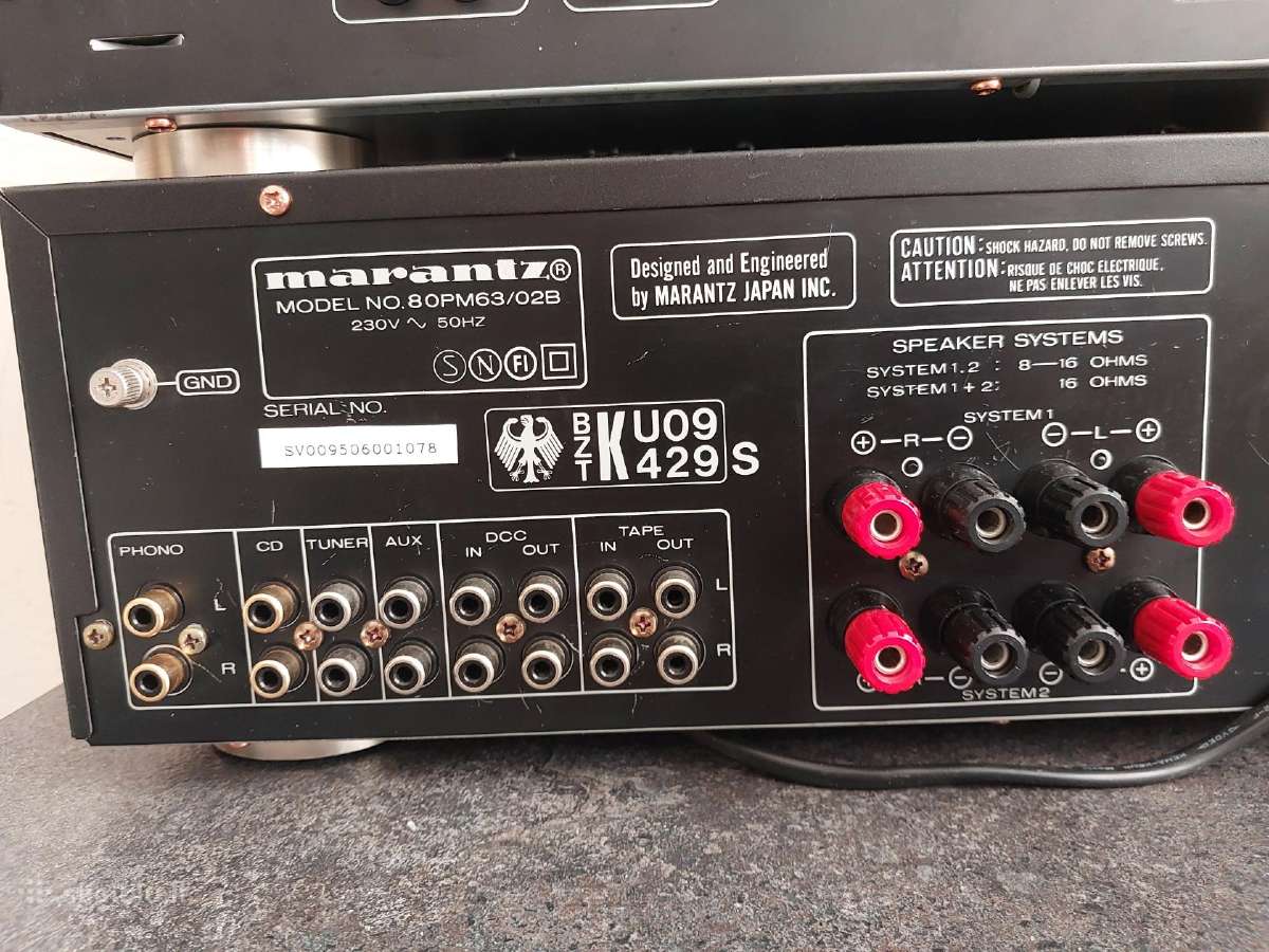 Marantz pm 63 - nuotraukos Nr. 5