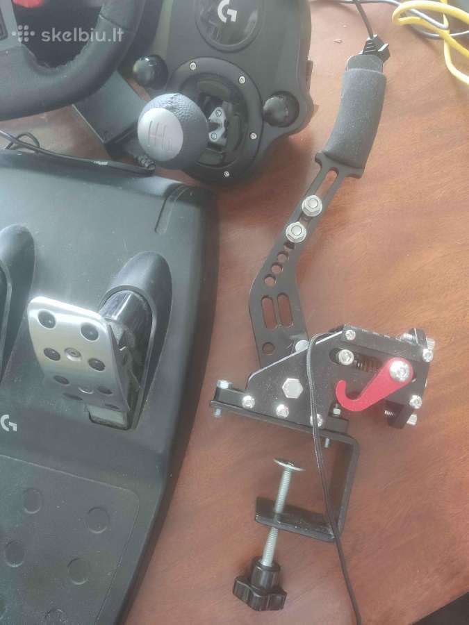 Logitech G29 vairas + rankinis stabdis ir shifter - nuotraukos Nr. 3
