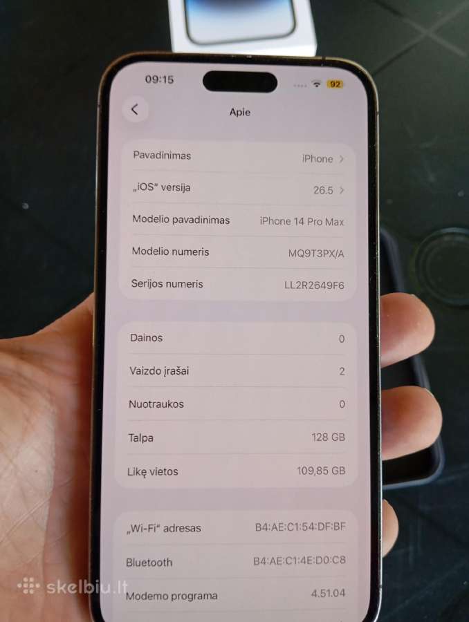iPhone 14 pro max - nuotraukos Nr. 5