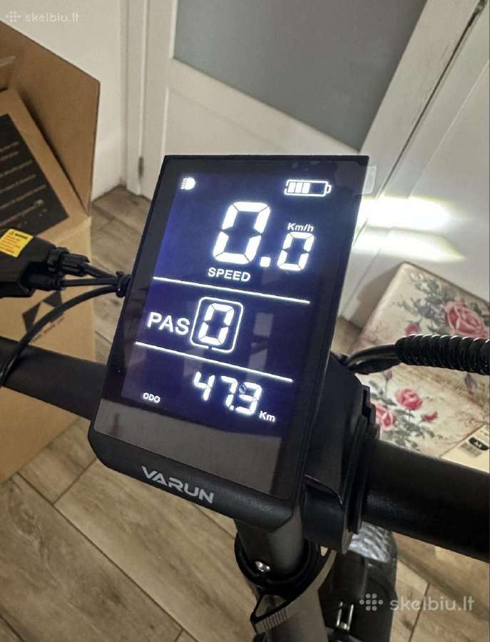 Elektrinis kalnų dviratis Varun S20-1 rida 47km - nuotraukos Nr. 7