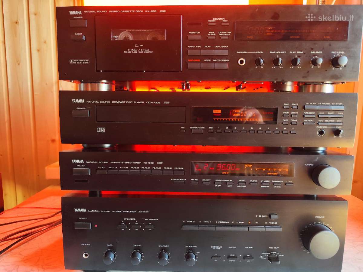 Yamaha audio aparatūros komplektas - nuotraukos Nr. 3