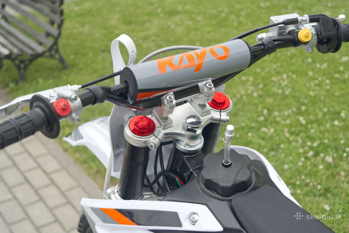 Vaikiškas krosinis motociklas Kayo Tt125-2 - nuotraukos Nr. 9