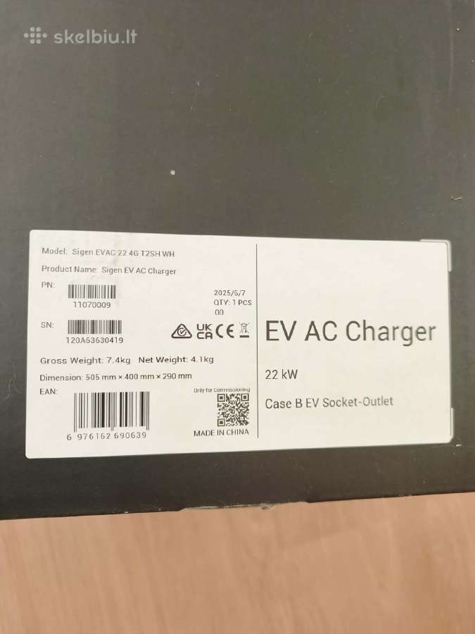 Krovimo stotelė Sigenergy Sigen Evac 22 kw - nuotraukos Nr. 3