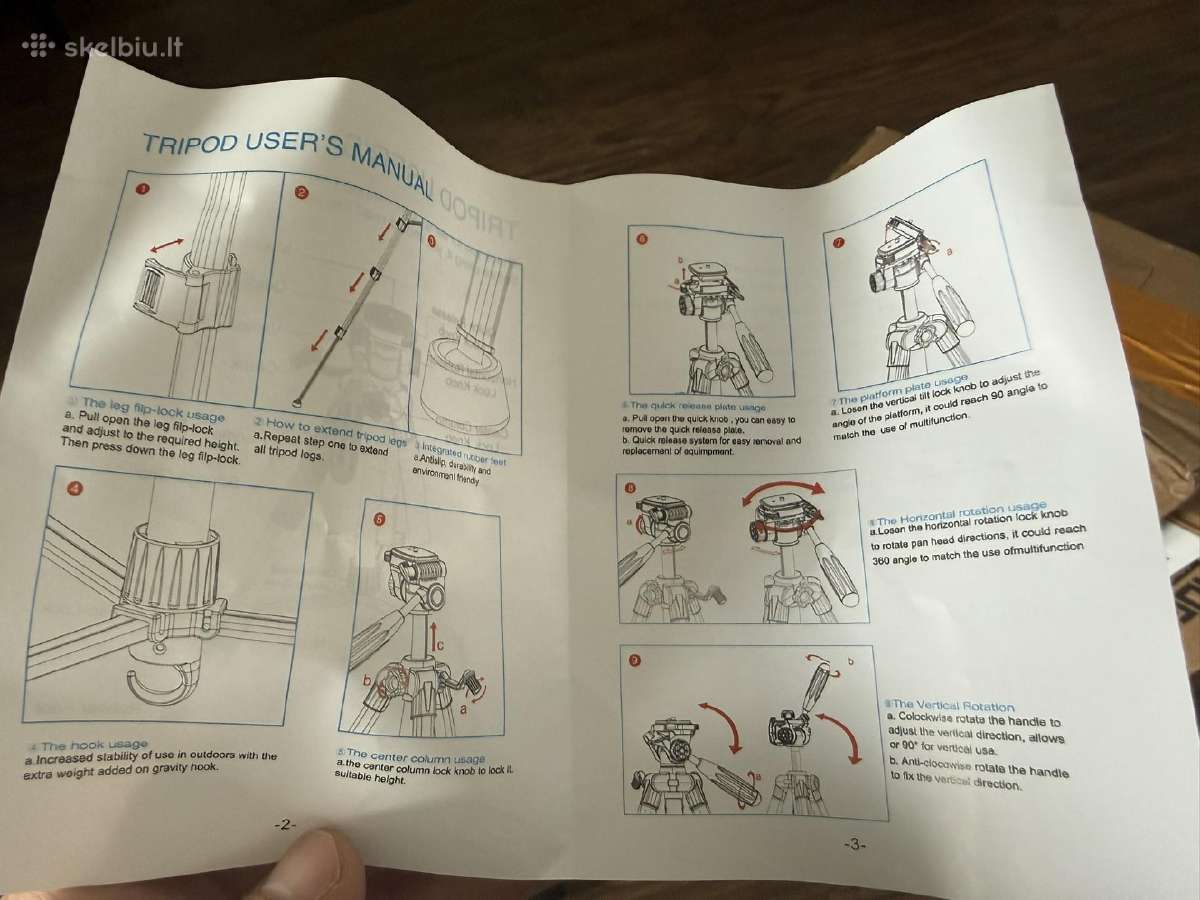 Huepar lazerinis nivelyras su gaudykle ir trikoju - nuotraukos Nr. 7