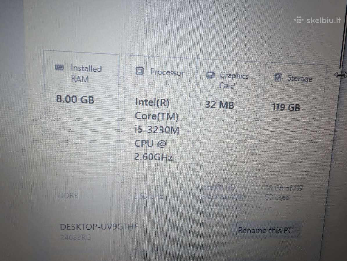 Kompiuteris Thinkpad su Autodiagnostikom - nuotraukos Nr. 5