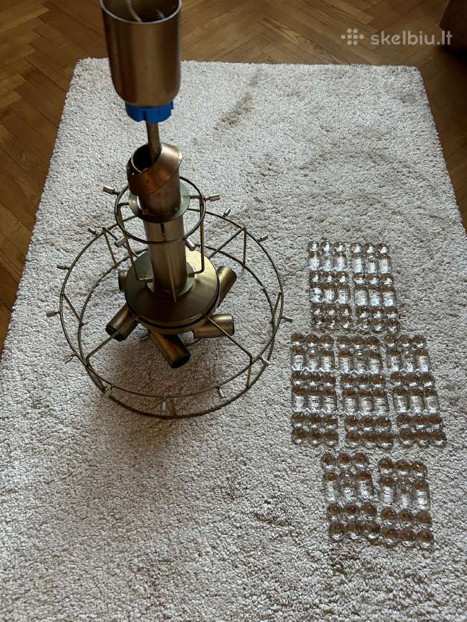 Išskirtiniai vintažiniai krištolo šviestuvai - nuotraukos Nr. 2