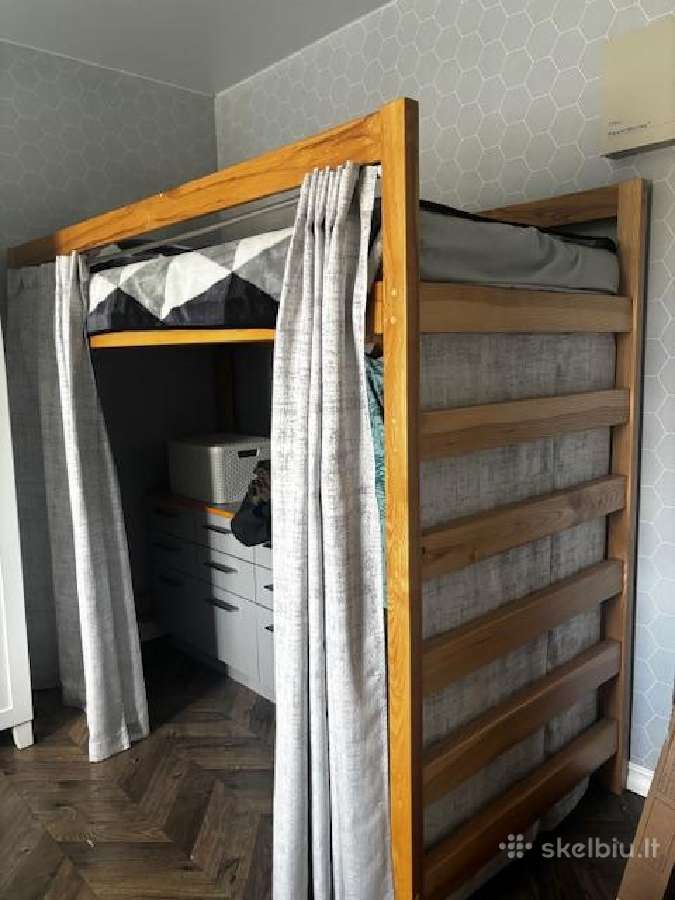 Nat.uosio aukšta lova 90*200 - nuotraukos Nr. 6