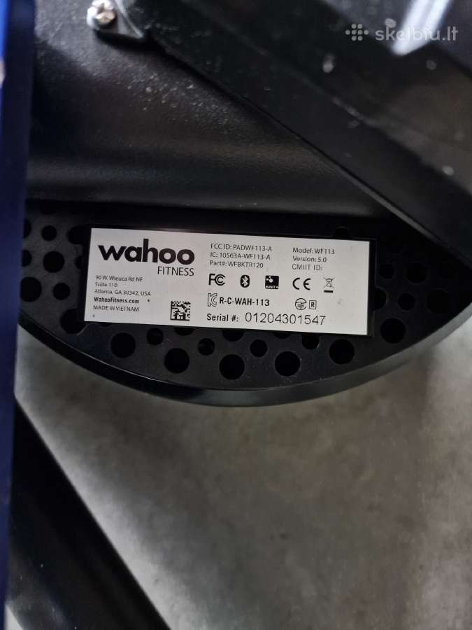 Wahoo Kickr Wf113, v5.0 profesionalus treniruoklis - nuotraukos Nr. 8