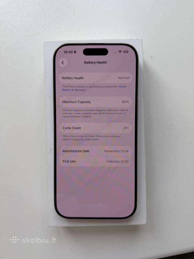 iPhone 16 pro 128 GB - nuotraukos Nr. 12