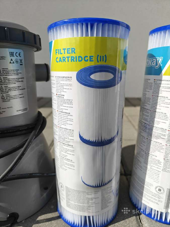 Bestway baseino filtras ir kasetės, 4 vnt. - nuotraukos Nr. 3