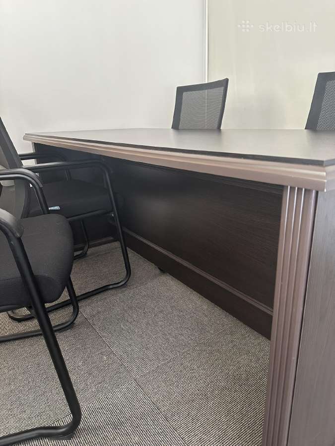 Posėdžių/konferencijų stalas su kėdėmis - nuotraukos Nr. 3
