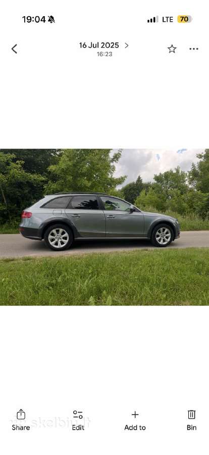 Audi a4 Allroud r17 - nuotraukos Nr. 2