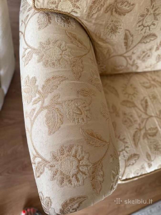 Prabangi Angliškos Kokybės Sofa – puiki būklė - nuotraukos Nr. 4