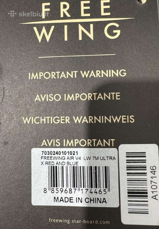 Starboard Wingboard 4-in-1 + Freewing Air V4 7m - nuotraukos Nr. 5