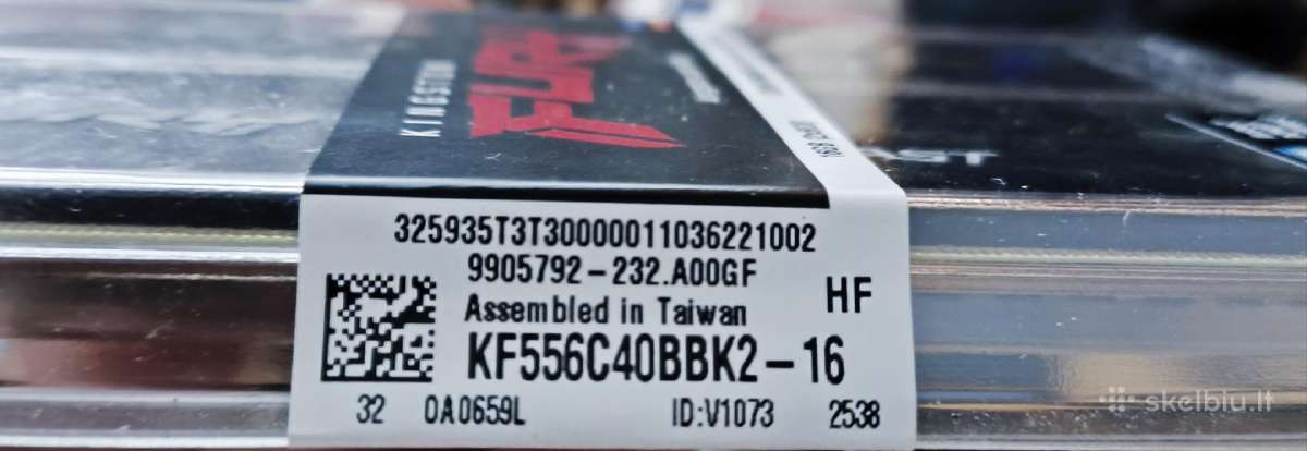 Kingston fury beast 16gb. Ddr5 5600 - nuotraukos Nr. 3