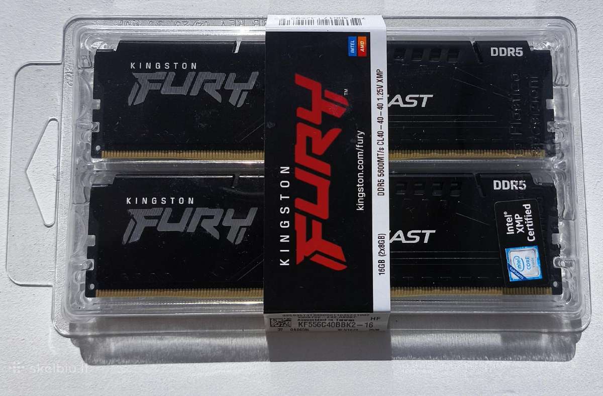Kingston fury beast 16gb. Ddr5 5600 - nuotraukos Nr. 4