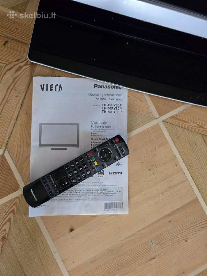Panasonic Viera Th-42py80p Plazminis TV - nuotraukos Nr. 2
