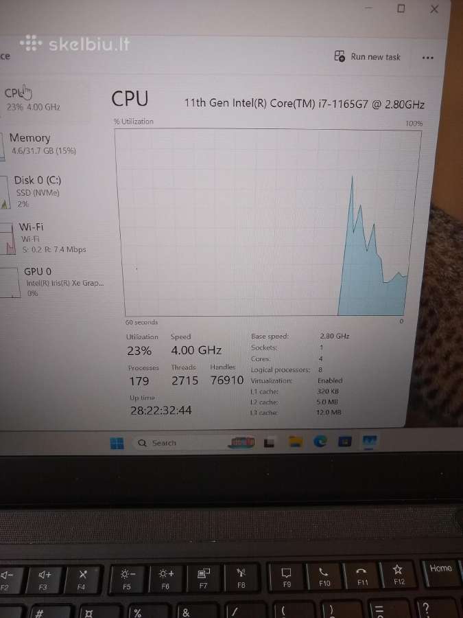 T14 Ryzen 7 Pro/32gb RAM/512gb SSD - nuotraukos Nr. 5