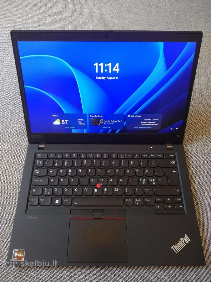 T14 Ryzen 7 Pro/32gb RAM/512gb SSD - nuotraukos Nr. 2