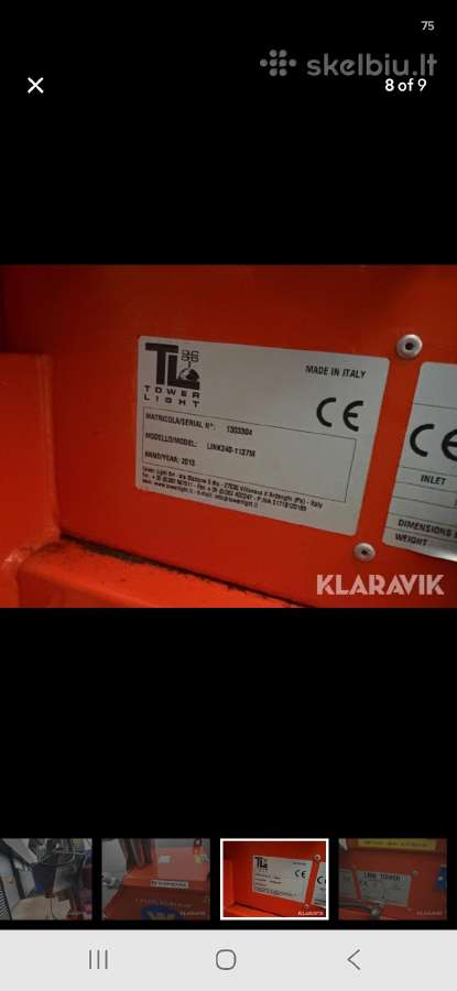 Lempa 7m aukščio .4 po400w - nuotraukos Nr. 4