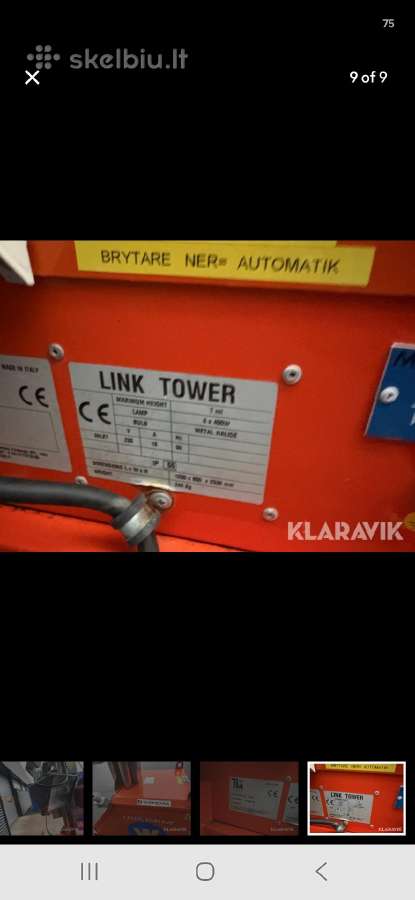 Lempa 7m aukščio .4 po400w - nuotraukos Nr. 5