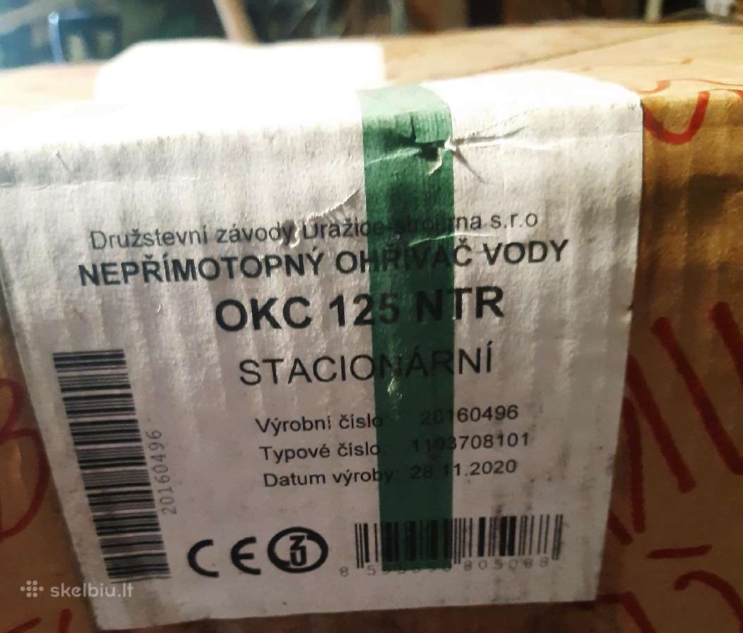 Vandens šildytuvas (boileris) Dražice Okc 125 Ntr - nuotraukos Nr. 2