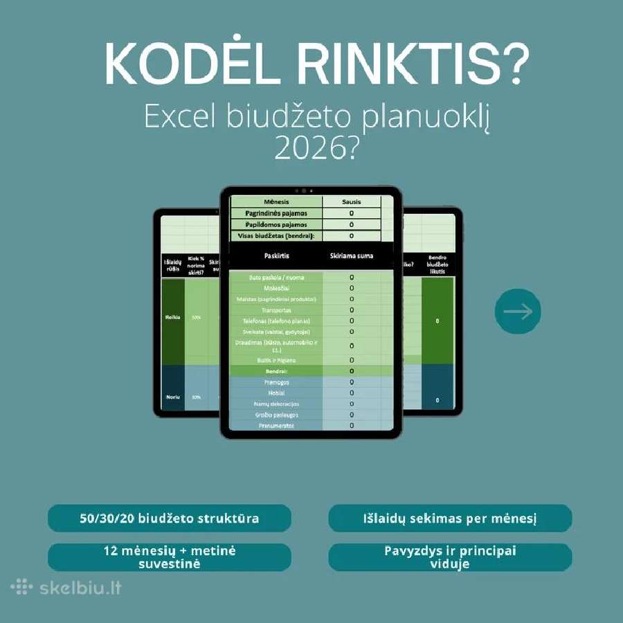 Biudžeto skaičiuoklė - nuotraukos Nr. 2