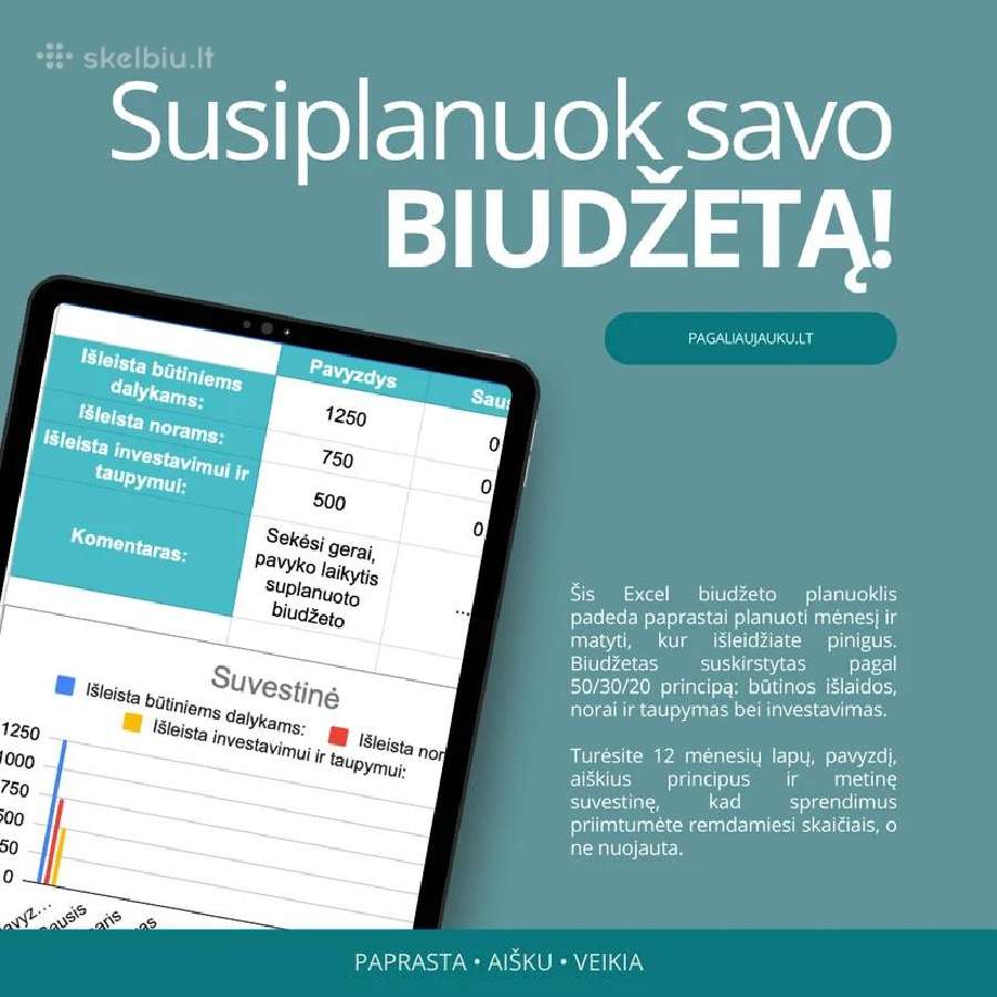 Biudžeto skaičiuoklė - nuotraukos Nr. 3