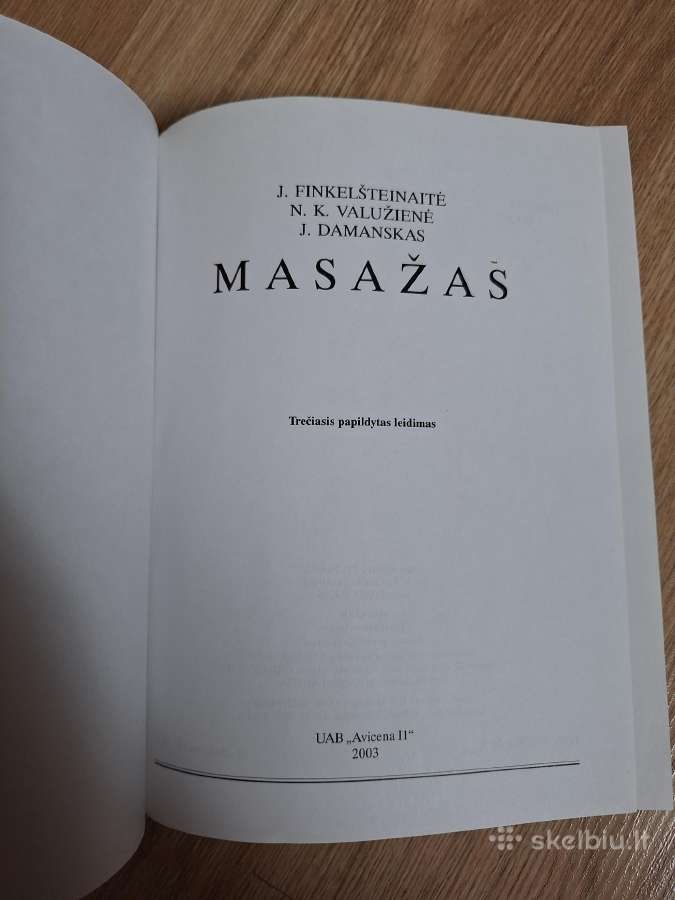 Masažas. 2003m. - nuotraukos Nr. 2