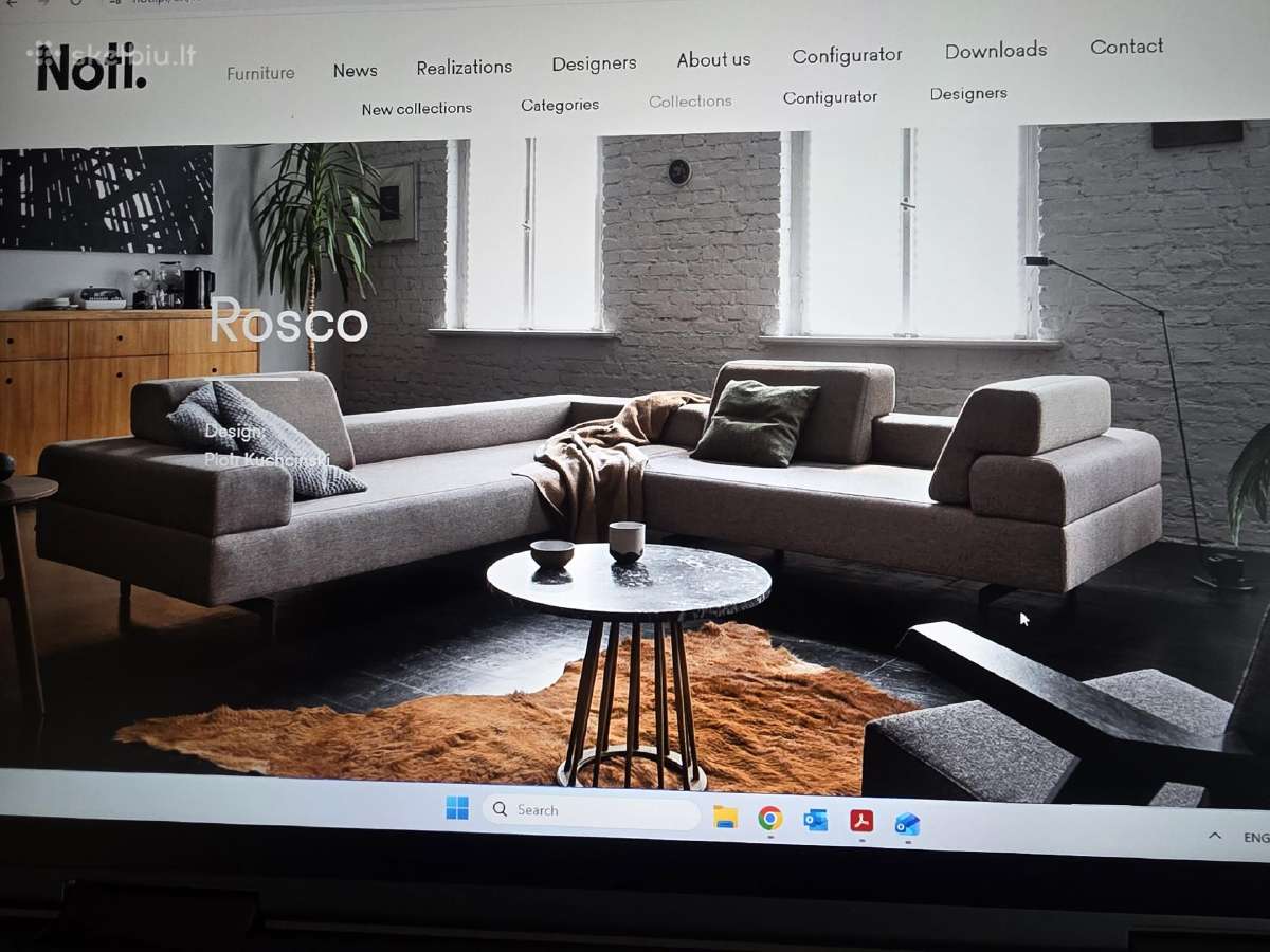 Noti Rosco sofa - dvi dalys - natūrali vilna. - nuotraukos Nr. 9