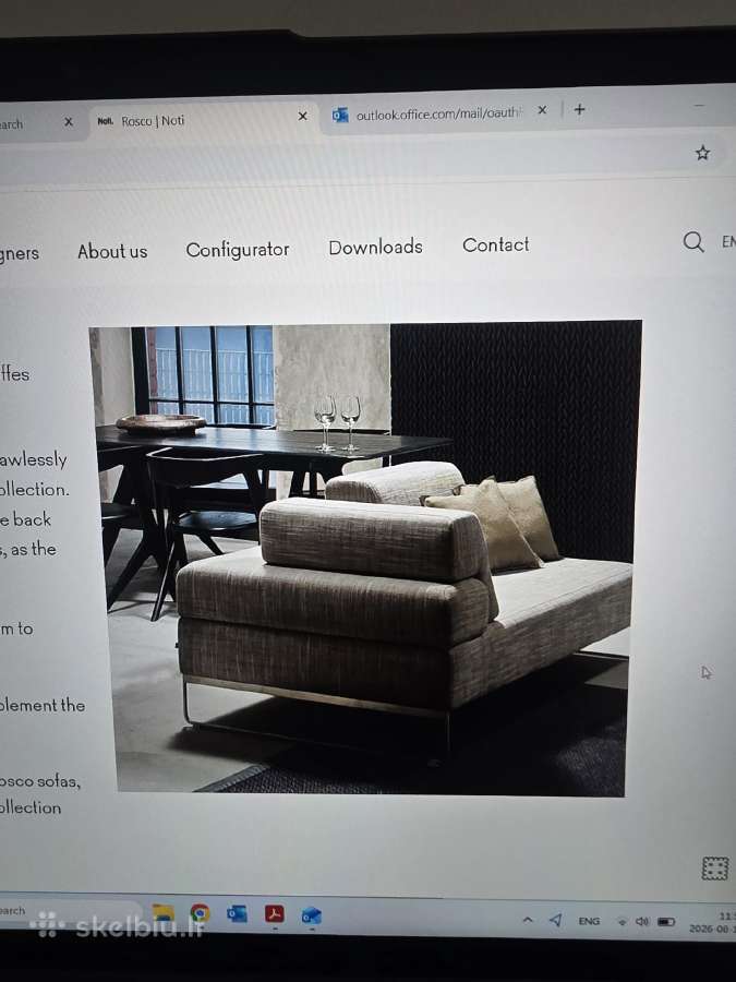 Noti Rosco sofa - dvi dalys - natūrali vilna. - nuotraukos Nr. 10